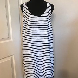 J. Crew Striped Shift Dress Size 12